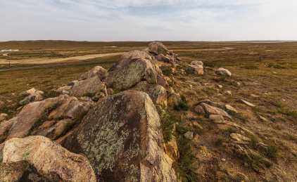 中国内蒙古包头达茂旗希拉穆仁草原风光