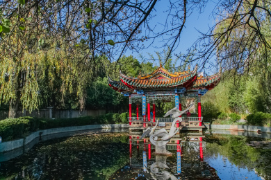 云南省玉溪市庭院古建园林建筑