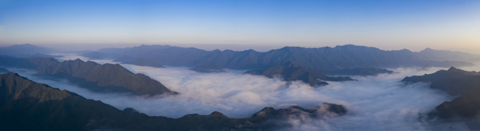 中国安徽池州牯牛降景区云海