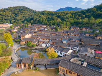 河南信阳新县田铺大湾古镇风光