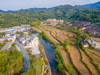 河南信阳新县田铺大湾古镇风光