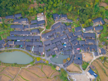 河南信阳新县田铺大湾古镇风光