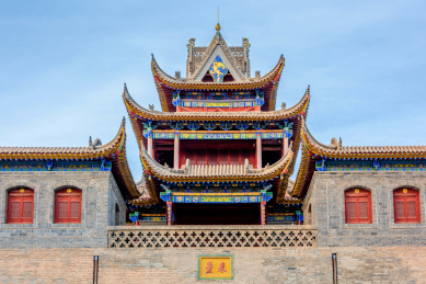 中国宁夏银川鼓楼