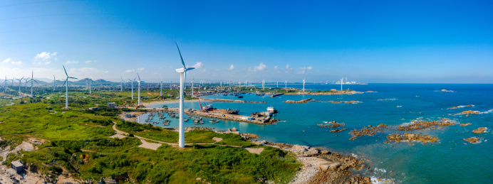 中国广东省揭阳市惠来县靖海镇资深港风车