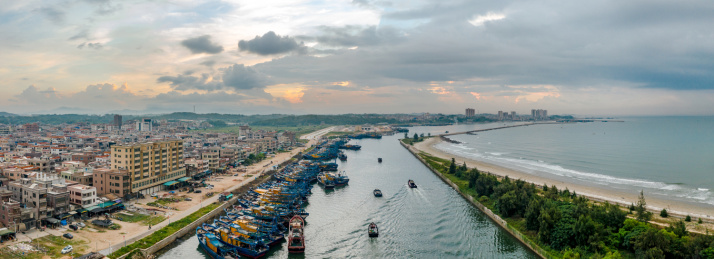 中国广东省揭阳市惠来县神泉镇神泉渔港