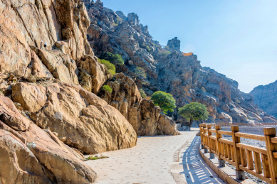 中国宁夏银川贺兰山岩画景区