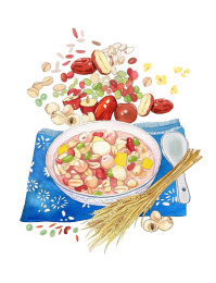 传统节日之腊八节腊八粥稻穗