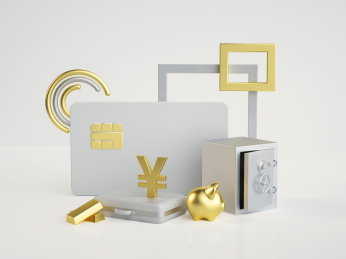 三维极简金融人民币黄金保险箱