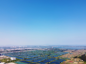 广东省汕头市城市风光航拍