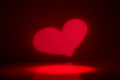 红色爱心场景