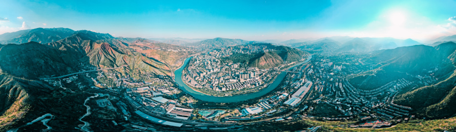 中国四川攀枝花全景图