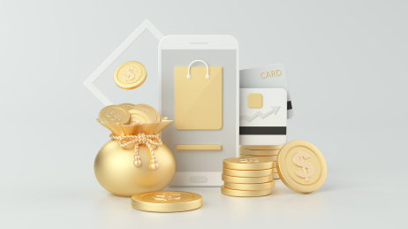 3D金融概念创意图