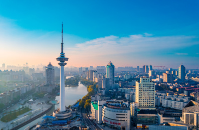 江苏省南通市电视塔城市环境