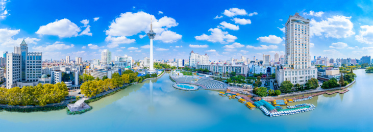 江苏省南通市电视塔城市环境