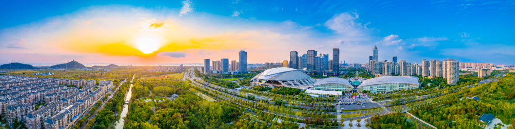 江苏省南通市体育会展中心城市环境