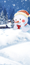寒冬雪娃娃