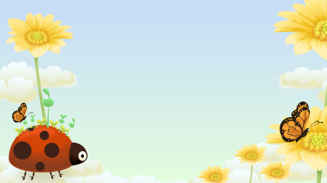 春天惊蛰花朵蝴蝶矢量插画海报