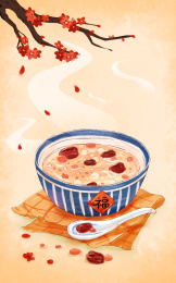 一碗热气腾腾的腊八粥