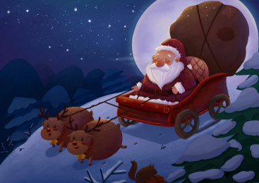 圣诞老人送礼物