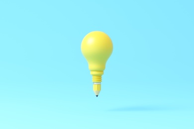 3D渲染的教育主题概念插画