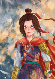 硝烟中英姿飒爽的花木兰