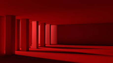 3D红色光影背景