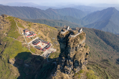 世界自然遗产中国贵州省铜仁市梵净山景区