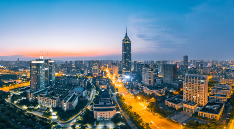 江苏省常州市城市夜景