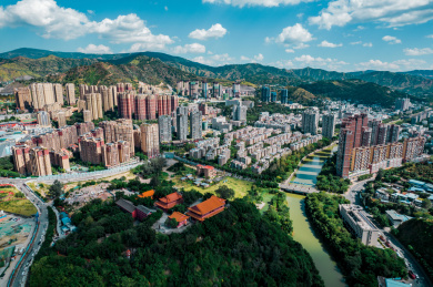 中国四川攀枝花仁和区航拍