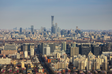 中国北京城市风光