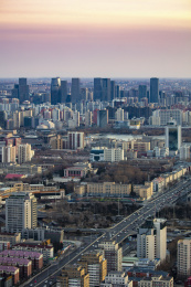 中国北京城市风光