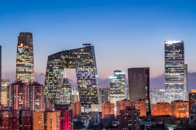 北京国贸天际线