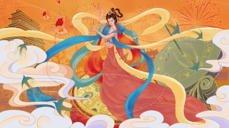 国风大唐飞天舞