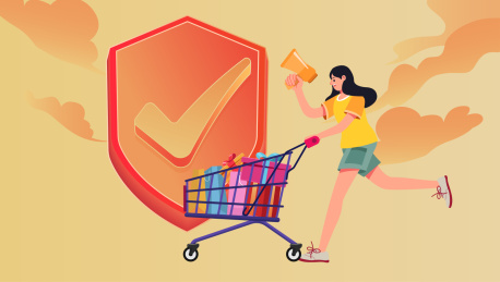 消费者保障插画