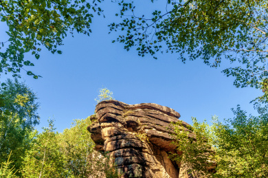 中国黑龙江伊春汤旺河林海奇石风景区