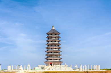 中国黑龙江佳木斯抚远黑瞎子岛东极宝塔