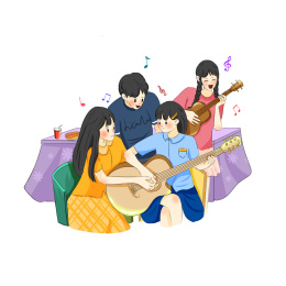 毕业聚会人物形象