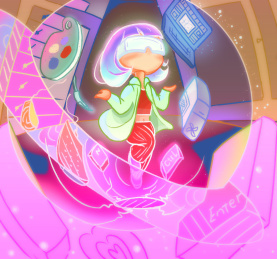 元宇宙的悬浮少女