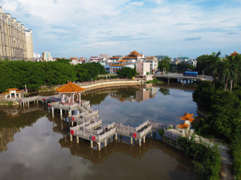 广东省揭阳市棉湖镇航拍