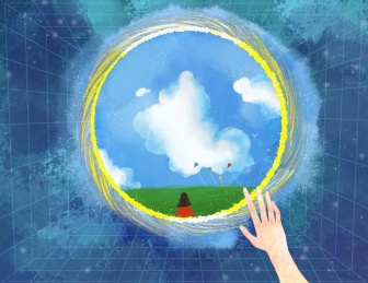 有了元宇宙我们可以足不出户在家欣赏风景的