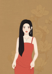女神插画二