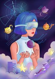 元宇宙插画