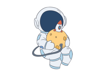 蓝黄红星球火箭世界