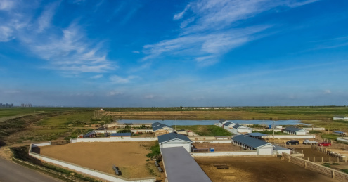 中国内蒙古包市头农郊乡村住宅建筑