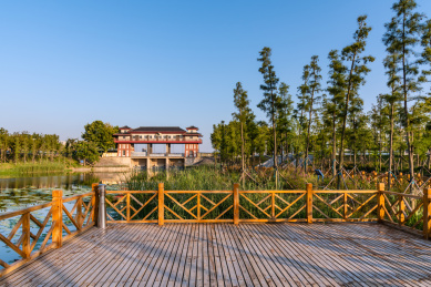 中国安徽宿州的南堤路沱河大桥