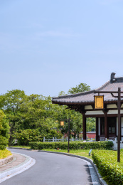 中国安徽宿州灵璧钟馗文化园的园林建筑