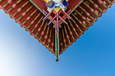 中国内蒙古通辽市奈曼旗的胡硕庙古建筑