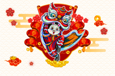 兔年春节素材