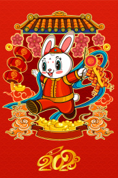 兔年春节素材