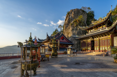 中国浙江温州临江覌街景特写